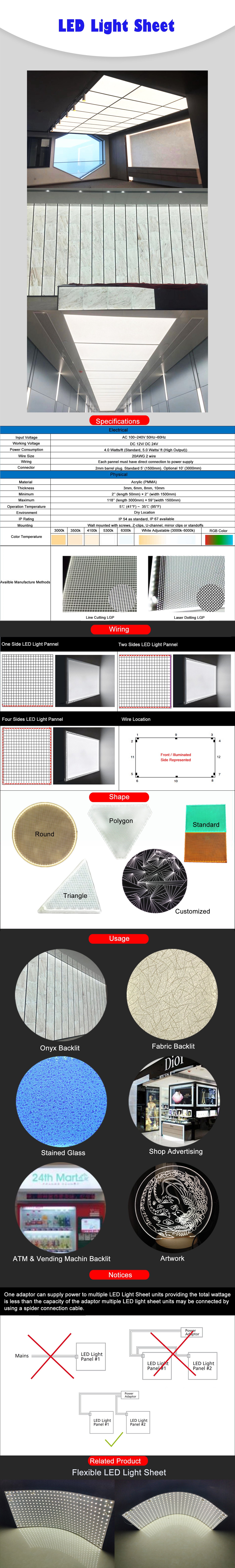 LED Light Sheet